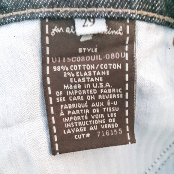 7 For All Mankind Flare Fit Jeans Midrise Sz 29 Like New - Picture 7 of 14